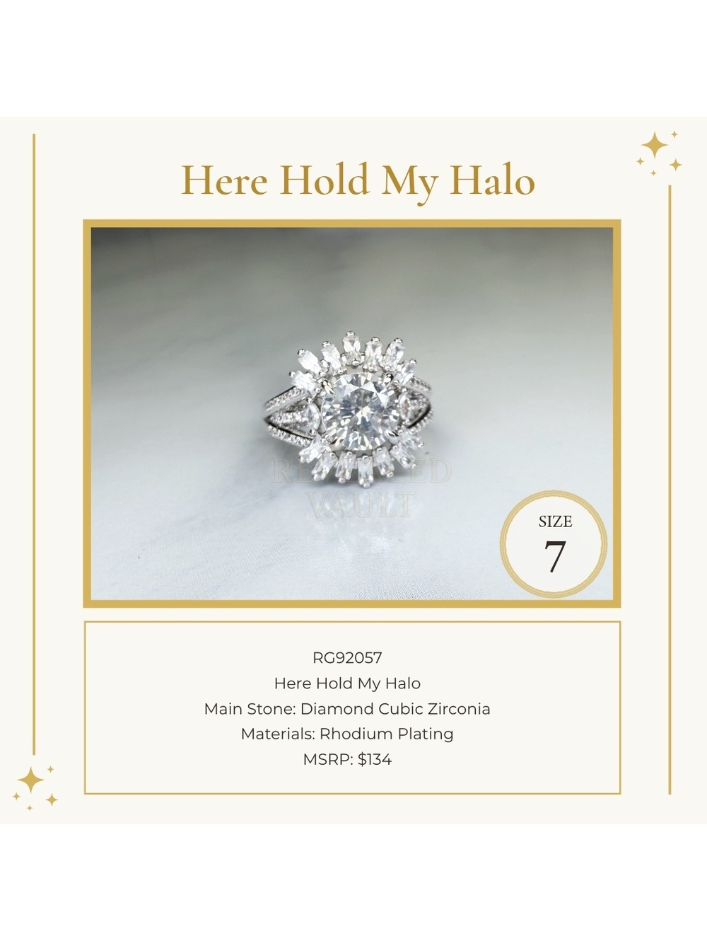Here Hold My Halo - Size 7 - OG